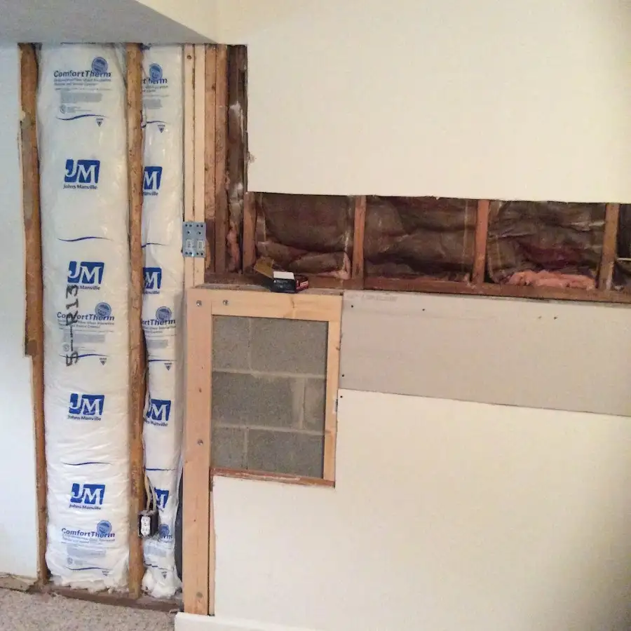 Wall insulation replacement during Structural Drying in Orange City